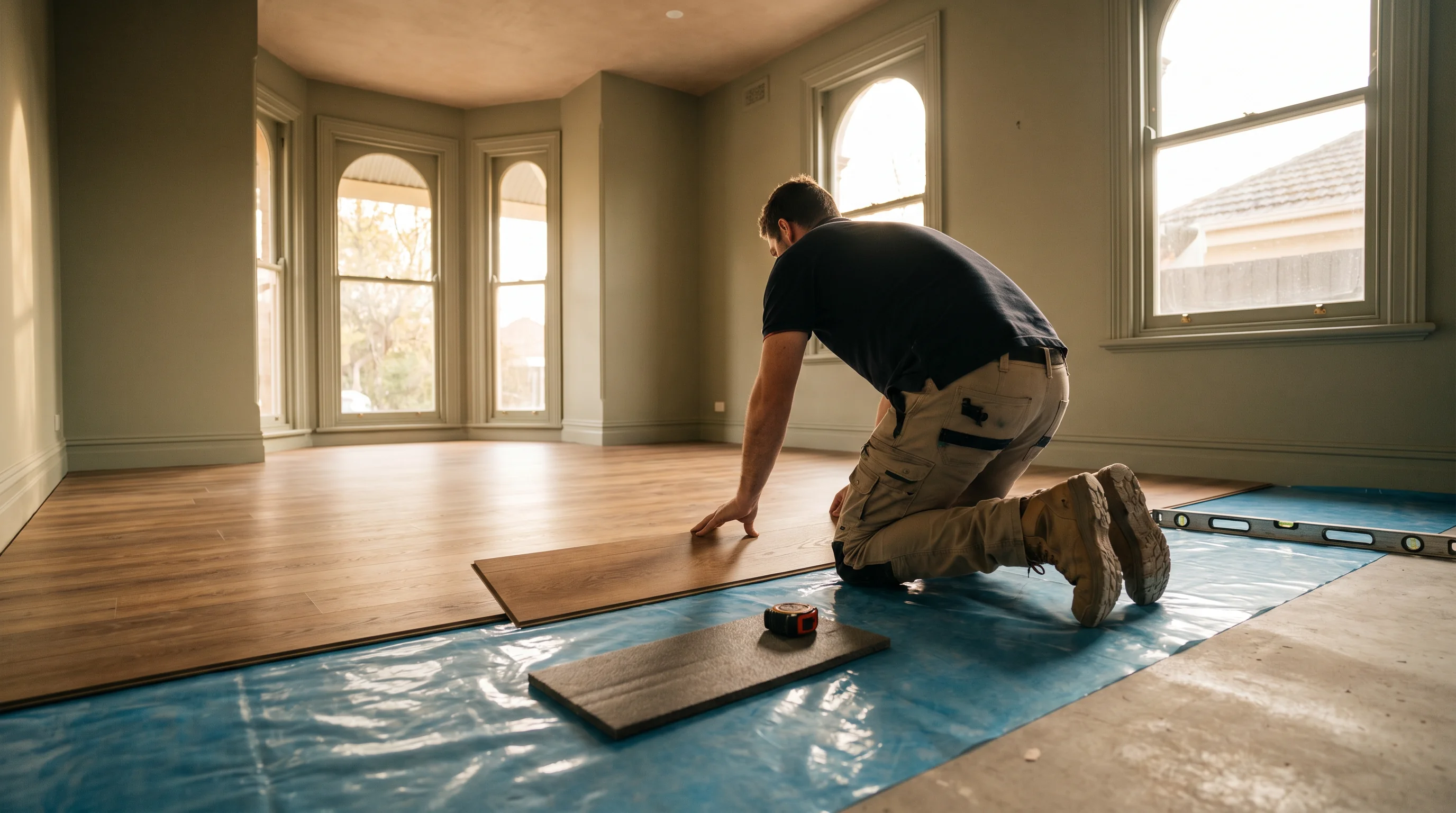 Hybrid Floor Installation Cost in Melbourne 2026 (Why Floor Levels Matter More Than the Boards)