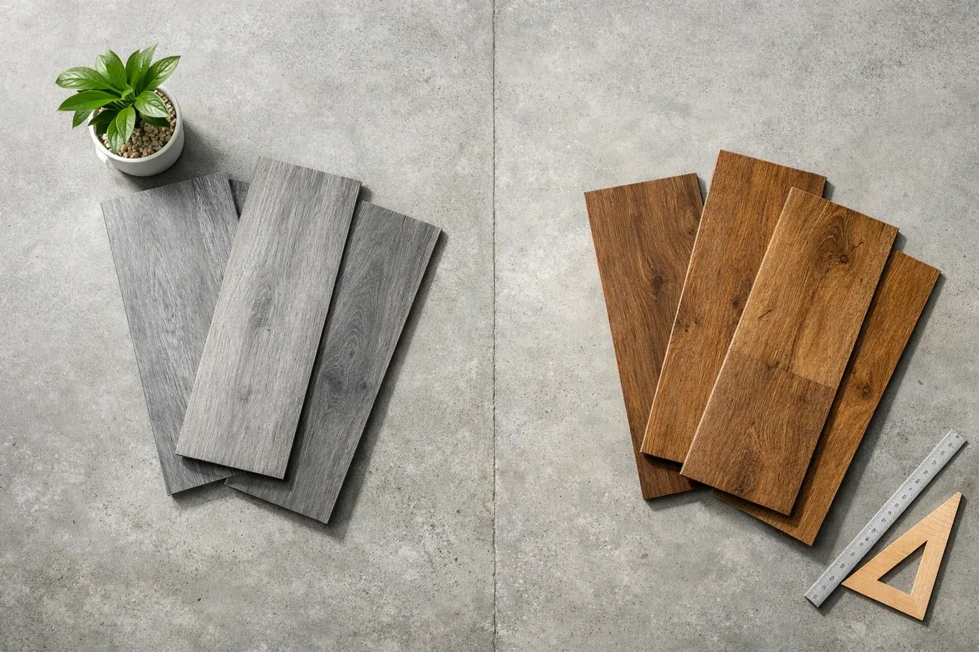 混合乙烯基地板 vs 强化复合地板:哪个更适合你?