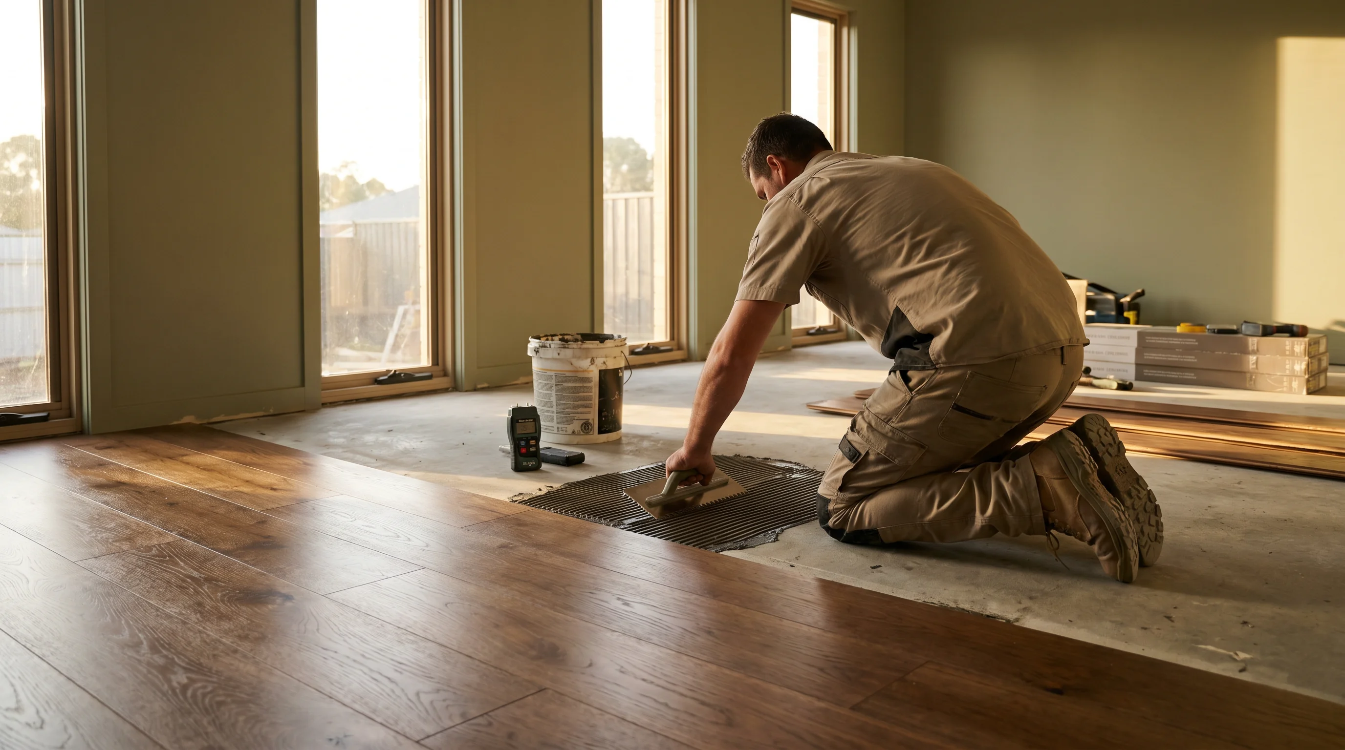 Timber Floor Installation Cost in Melbourne 2026 (Floating, Direct-Stick, and Why Subfloor Decides Everything)